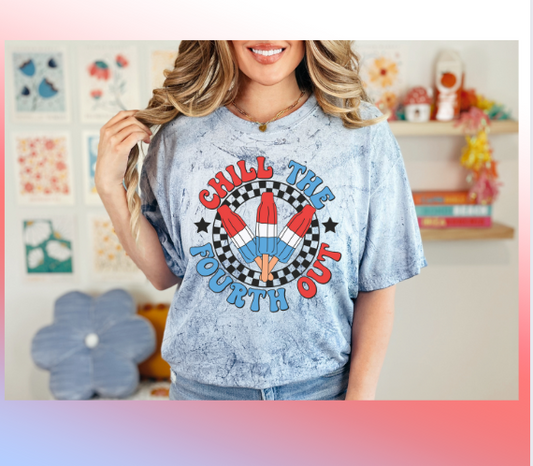Chill the 4th OUT- OCEAN Comfort Colors