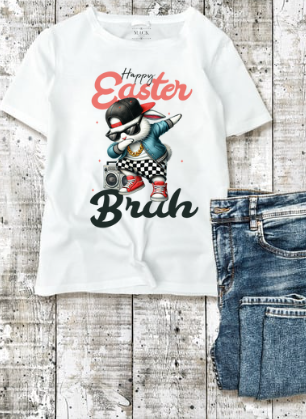 Short Sleeve Easter Bruh